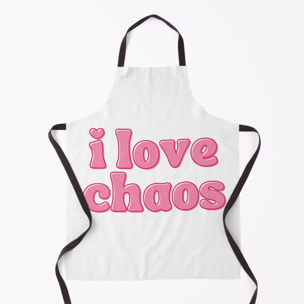 Item preview, I Love Chaos Cute Pastel Pink Text designed and sold by Pink Ribbon.