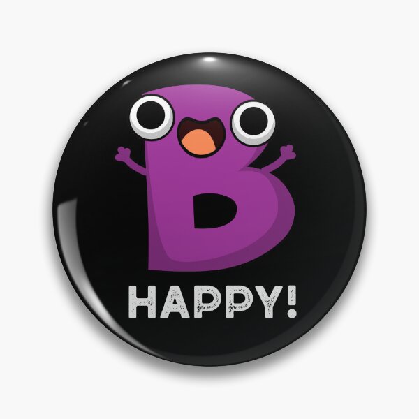 Item preview, B Happy Funny Alphabet Puns (Dark BG) designed and sold by punnybone.
