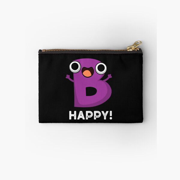 Item preview, B Happy Funny Alphabet Puns (Dark BG) designed and sold by punnybone.