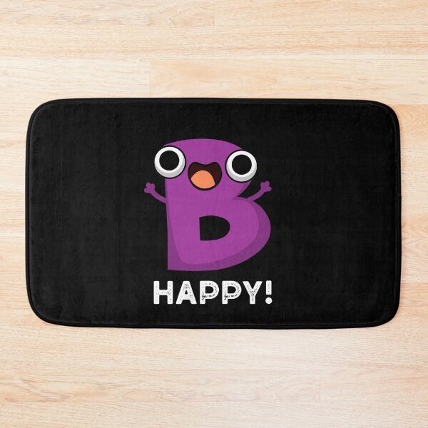 Item preview, B Happy Funny Alphabet Puns (Dark BG) designed and sold by punnybone.