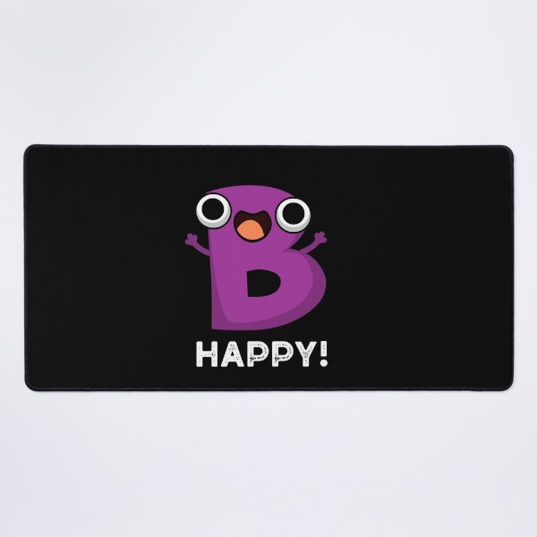 Item preview, B Happy Funny Alphabet Puns (Dark BG) designed and sold by punnybone.