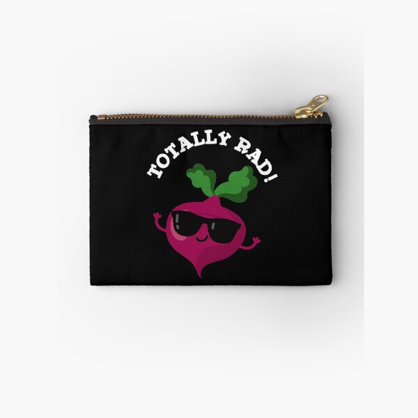 Item preview, Totally Rad Funny Veggie Radish Puns (Dark BG) designed and sold by punnybone.