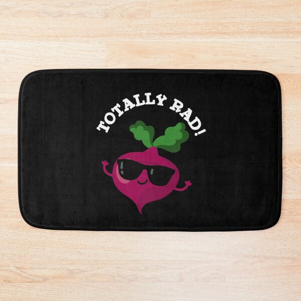 Item preview, Totally Rad Funny Veggie Radish Puns (Dark BG) designed and sold by punnybone.