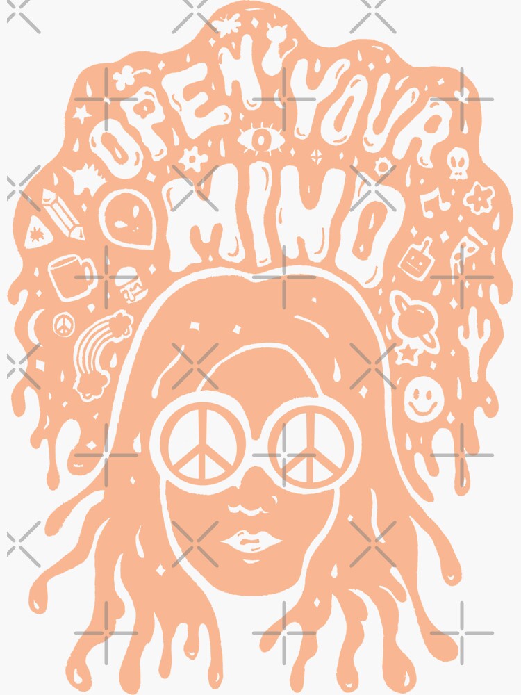 Open Your Mind in Orange by doodlebymeg