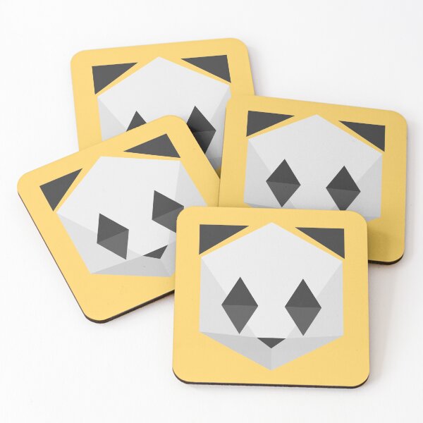 Item preview, Animinimal Panda (yellow) designed and sold by animinimal.