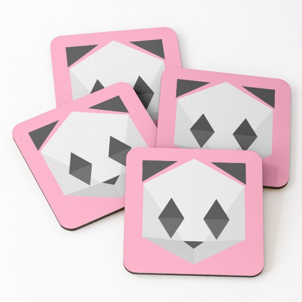 Item preview, Animinimal Panda (pink) designed and sold by animinimal.