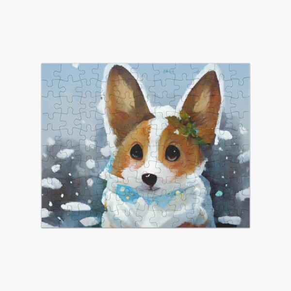 Pembroke Welsh Corgi Puppy Dog Jigsaw Puzzle