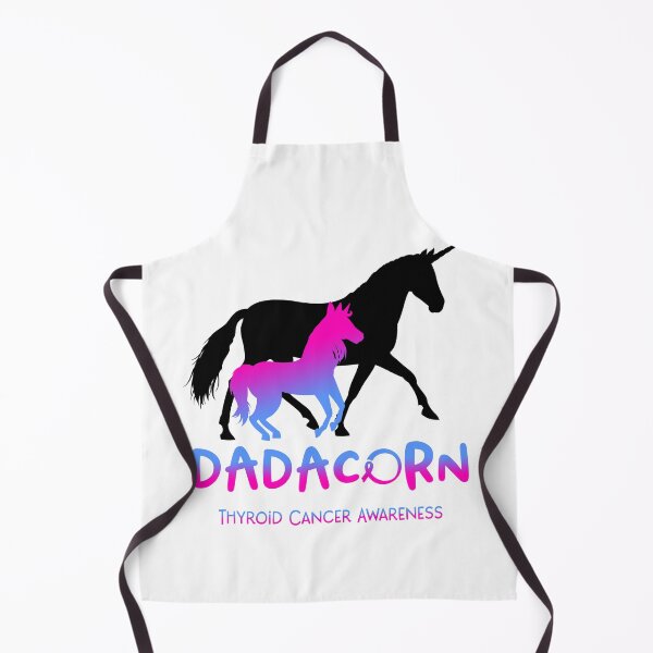Item preview, Thyroid Cancer Awareness Dad Unicorn Dadacorn Support Thyroid Cancer Warrior  designed and sold by RunningShop.
