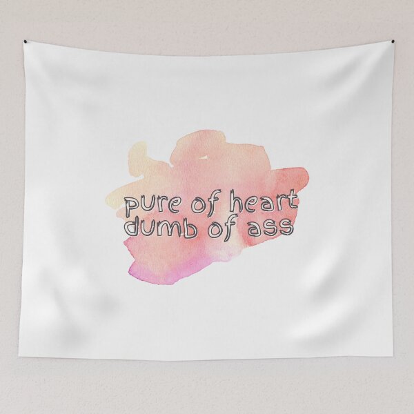 Item preview, Pure of Heart Dumb of Ass Pink Watercolor designed and sold by Pink Ribbon.