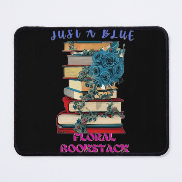 Item preview, Blue Floral Bookstack  designed and sold by zheworkstudio.