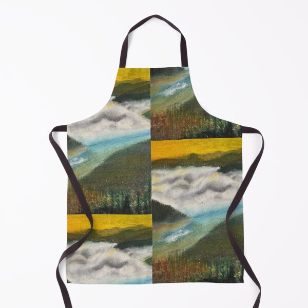 Item preview, Cloudy Mountain oil pastels color designed and sold by Puifai2489.
