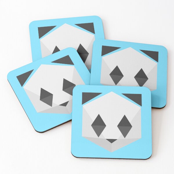 Item preview, Animinimal Panda (blue) designed and sold by animinimal.