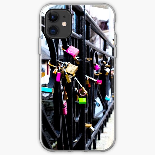 Locks of Love in Ålesund, Norway iPhone Soft Case