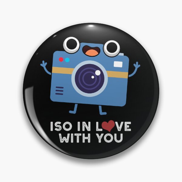 Item preview, ISO In Love With You Funny Camera Puns (Dark BG) designed and sold by punnybone.