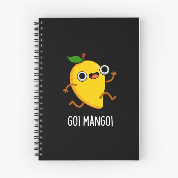 Item preview, Go Man Go Cute Fruit Mangos (Dark BG) designed and sold by punnybone.