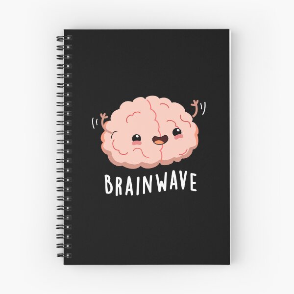 Item preview, Brain Wave Funny Anatomy Puns (Dark BG) designed and sold by punnybone.