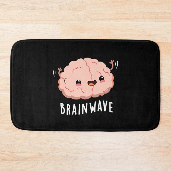Item preview, Brain Wave Funny Anatomy Puns (Dark BG) designed and sold by punnybone.
