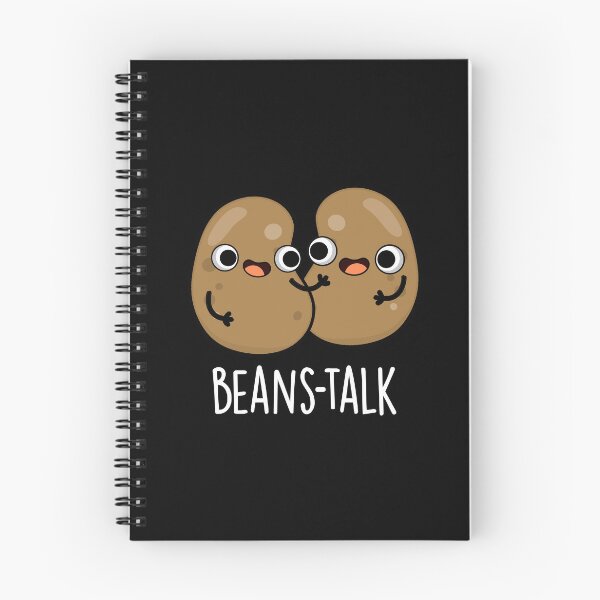 Item preview, Beans Talk Funny Veggie Puns (Dark BG) designed and sold by punnybone.