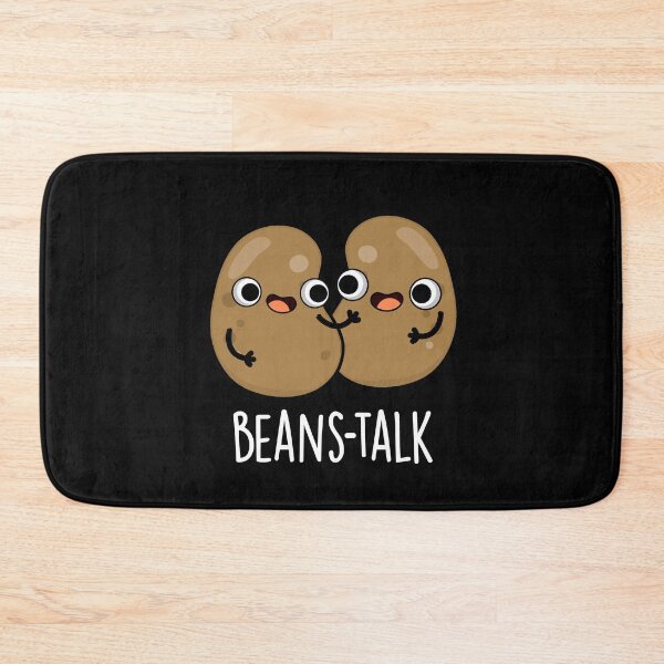 Item preview, Beans Talk Funny Veggie Puns (Dark BG) designed and sold by punnybone.