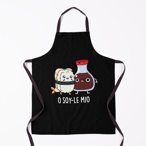 Item preview, O soy-le-mio Funny Soy Sauce Puns (Dark BG) designed and sold by punnybone.