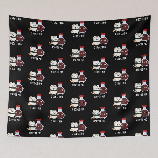 Item preview, O soy-le-mio Funny Soy Sauce Puns (Dark BG) designed and sold by punnybone.
