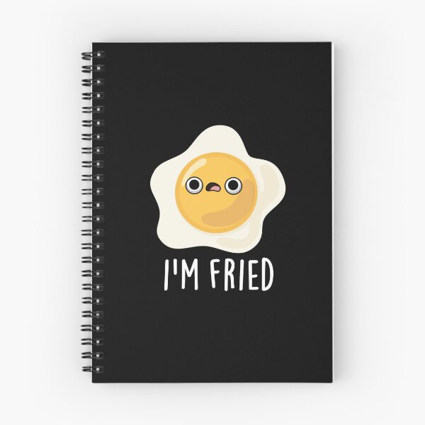 Item preview, I'm Fried Funny Fried Egg Puns (Dark BG) designed and sold by punnybone.