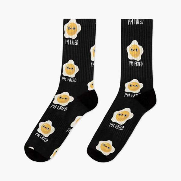 Item preview, I'm Fried Funny Fried Egg Puns (Dark BG) designed and sold by punnybone.