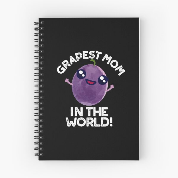 Item preview, Grapest Mom In The World Funny Grape Puns (Dark BG) designed and sold by punnybone.