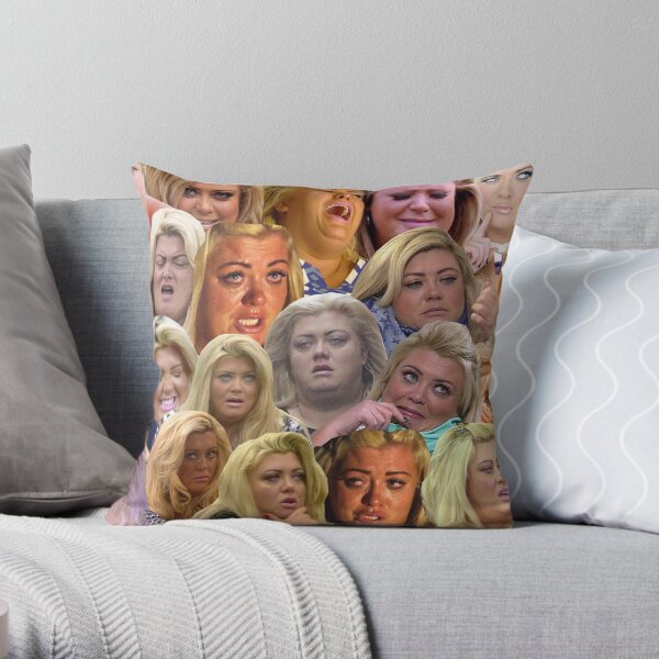 THE MANY MOODS OF GEMMA COLLINS Throw Pillow