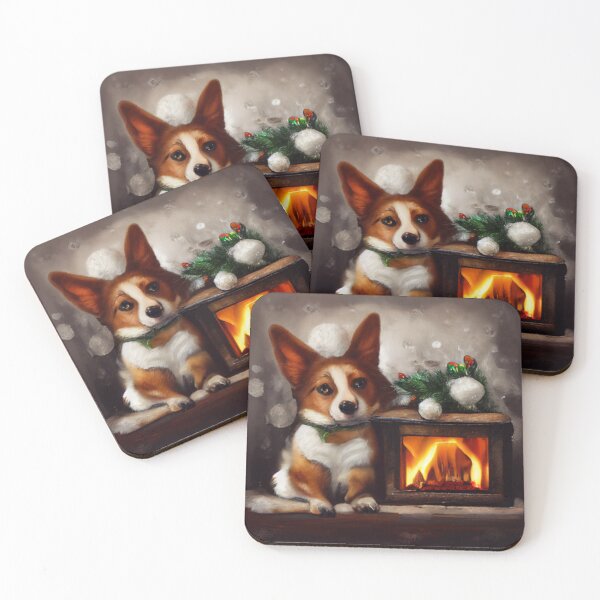 Item preview, Warm Cozy Corgi designed and sold by Paint-of-Heart.