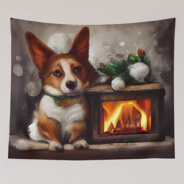 Item preview, Warm Cozy Corgi designed and sold by Paint-of-Heart.