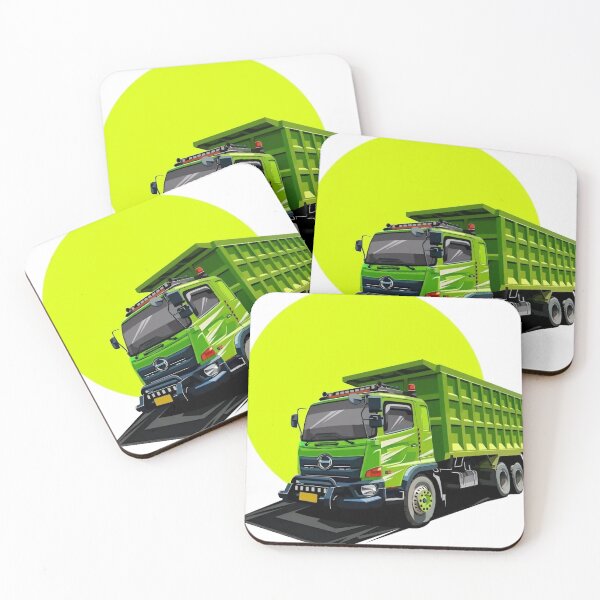 Item preview, Heavy Green Truck Illustration  designed and sold by Vehiclestore.