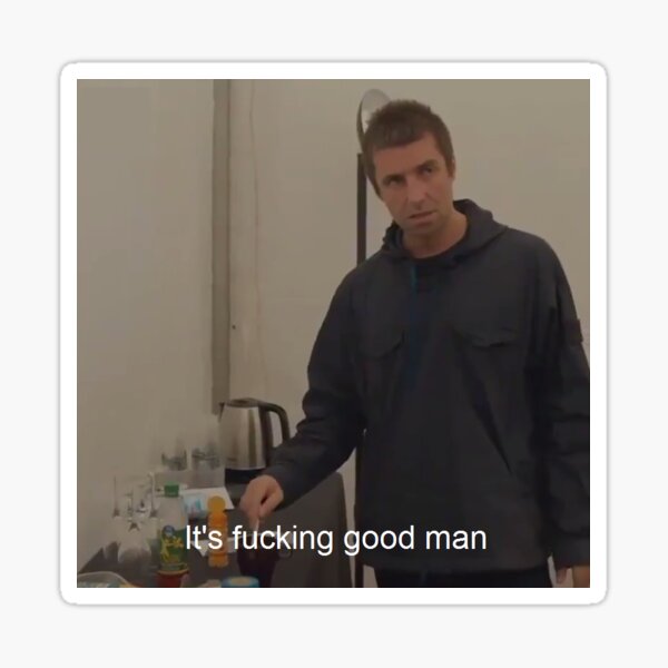 Liam Gallagher faisant du thé Sticker