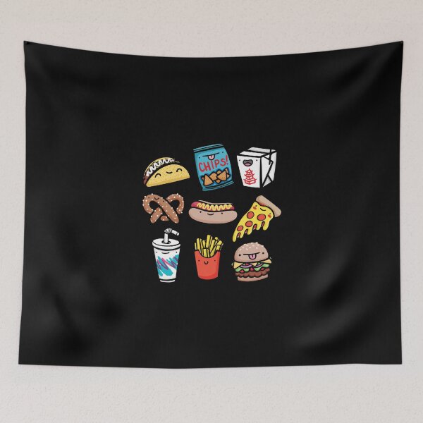 Item preview, Junk Food Dudes Sticker designed and sold by paulaNash52.