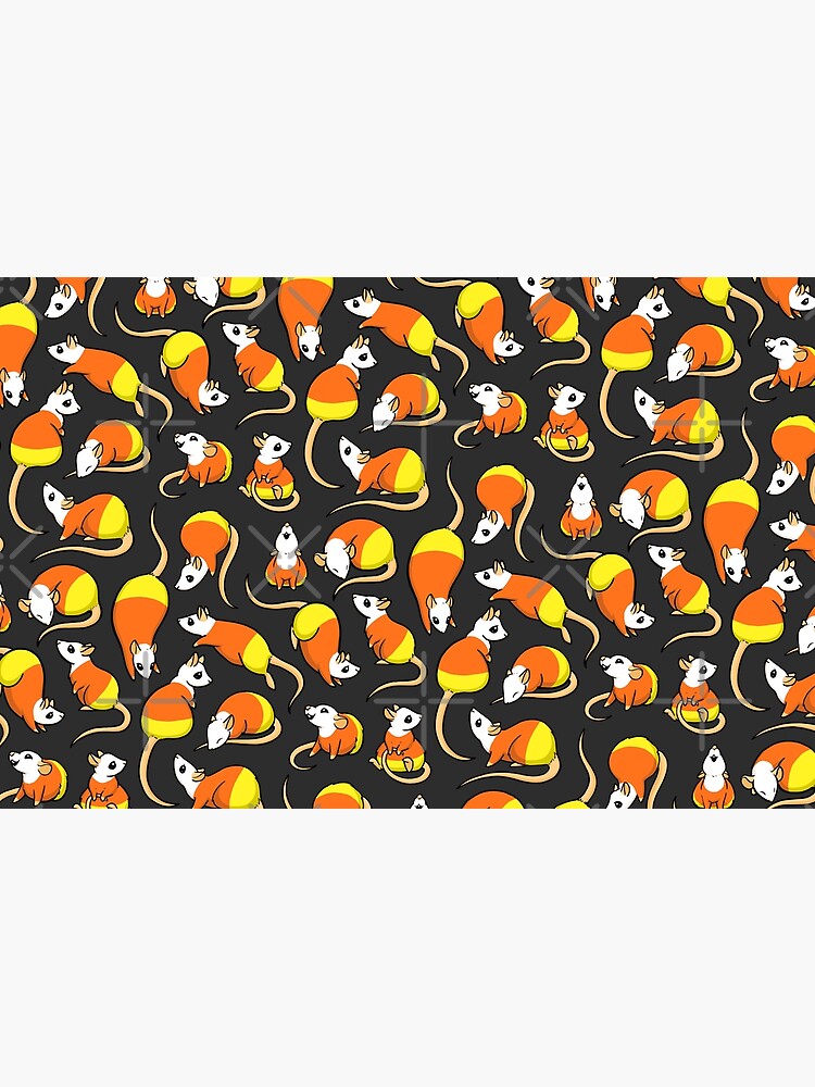 Thumbnail 4 of 4, Zipper Pouch, Candy Corn Rats designed and sold by bgolins.