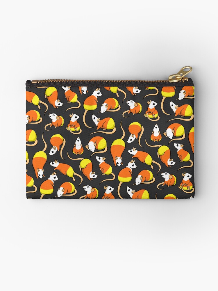 Thumbnail 1 of 4, Zipper Pouch, Candy Corn Rats designed and sold by bgolins.