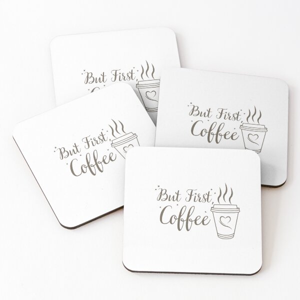 Item preview, But First, Coffee Design 2 designed and sold by DesignByAvery.