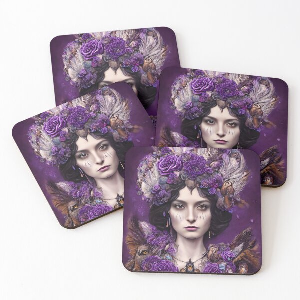 Item preview, Queen of Owls 2 Higher Detail designed and sold by @adorcharm Modern & Classic AI Art.