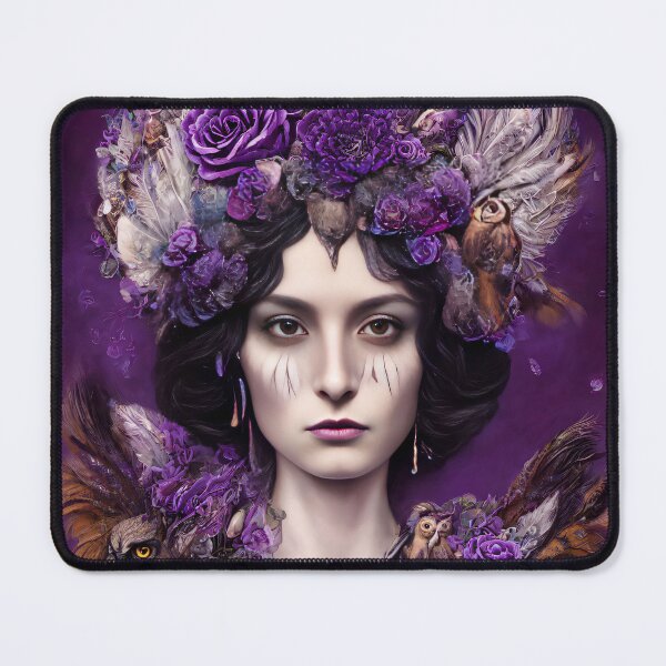 Item preview, Queen of Owls 2 Higher Detail designed and sold by @adorcharm Modern & Classic AI Art.