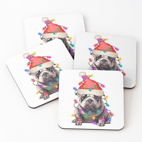 Item preview, Bulldog Christmas Tree Lights designed and sold by jeananastore.