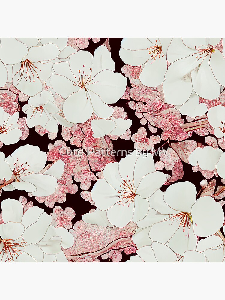 "Sakura Cherry Blossom Tree Japanese Flower" Sticker for Sale by