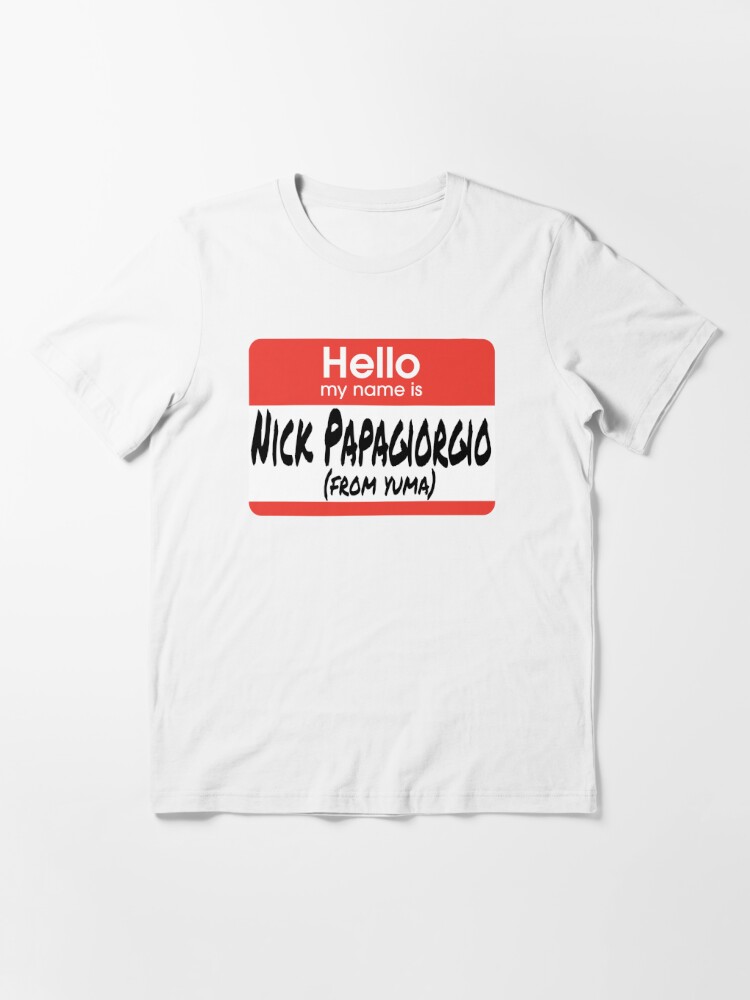 nick papagiorgio shirt