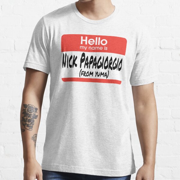 nick papagiorgio shirt