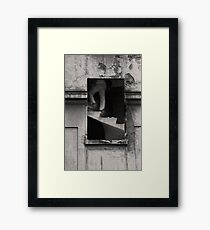 Window of opportunity. Framed Print