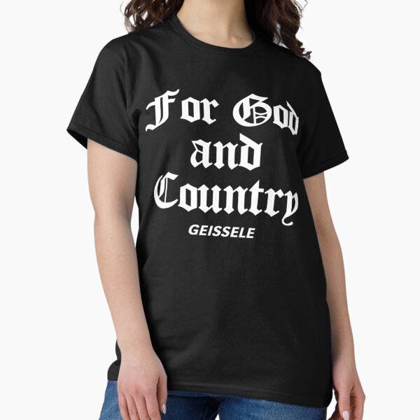 Vista previa del artículo con la obra «Camiseta Por Dios y la Patria - Grupo de Observaciones Avanzadas GBRS Geissele», diseñado y vendido por KatieBarker01.