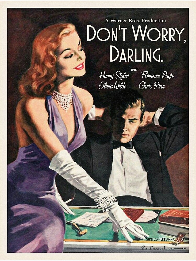 Don't Worry Darling Vintage Retro Poster for Sale by wautierhsm