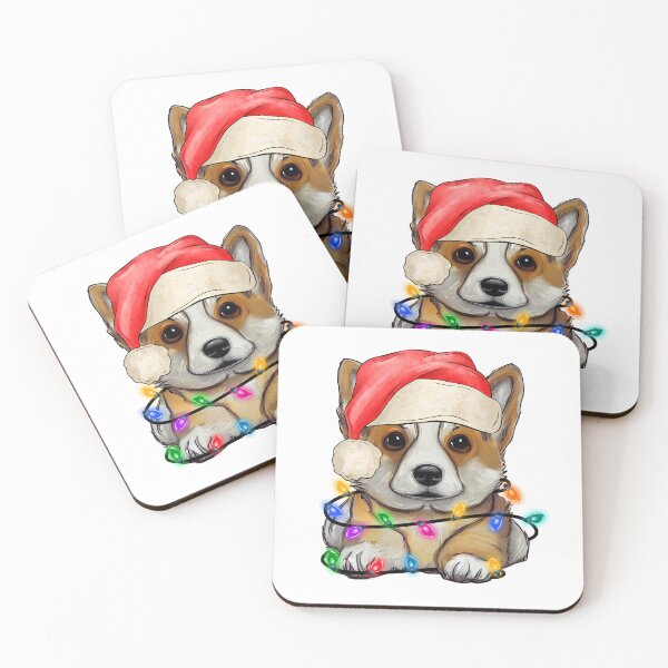 Item preview, Corgi Christmas Tree Lights designed and sold by jeananastore.