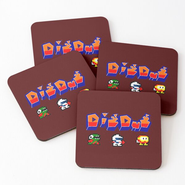 Item preview, Birthday Girl Arcade Dig Dug Vintage Style    designed and sold by InArtBeauty.