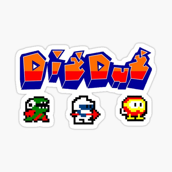 Item preview, Birthday Girl Arcade Dig Dug Vintage Style    designed and sold by InArtBeauty.