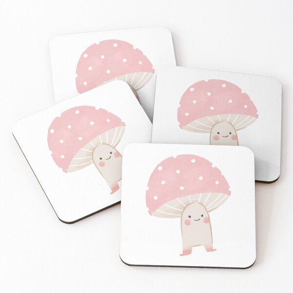 Item preview, Cute Blushing Pink Hat Mushroom. designed and sold by kamlynash.